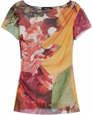 Desigual Tričko  zmiešané farby