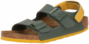 BIRKENSTOCK Otvorená obuv 'Milano'  žltá / sivá
