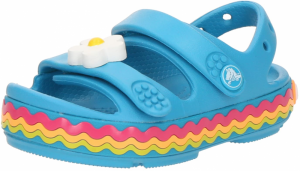 Crocs Otvorená obuv 'Crocband Cruiser'  azúrová / žltá / biela