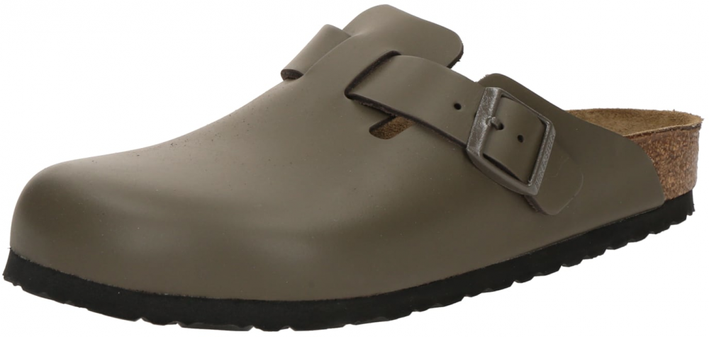 BIRKENSTOCK Šľapky 'Boston'  tmavošedá