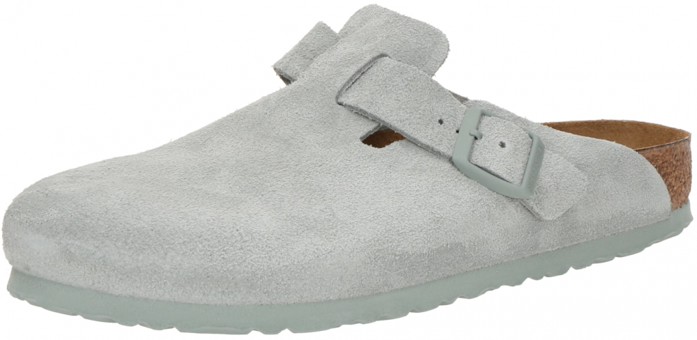 BIRKENSTOCK Šľapky 'Boston'  svetlosivá