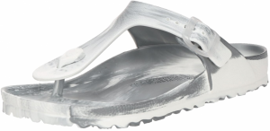 BIRKENSTOCK Žabky 'Gizeh'  sivá / biela