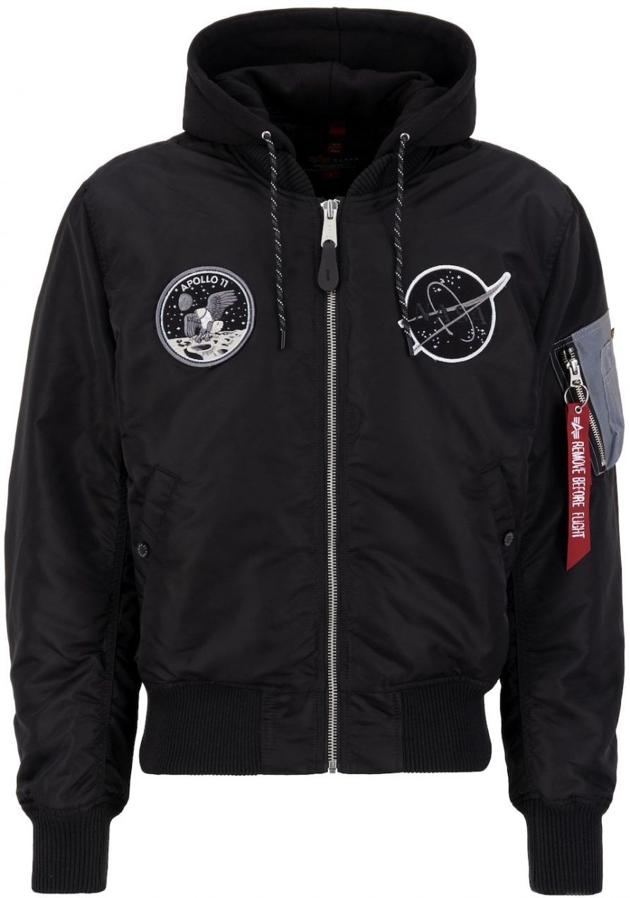 ALPHA INDUSTRIES Prechodná bunda 'MA-1 VF'  sivá / čierna / biela