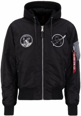 ALPHA INDUSTRIES Prechodná bunda 'MA-1 VF'  sivá / čierna / biela