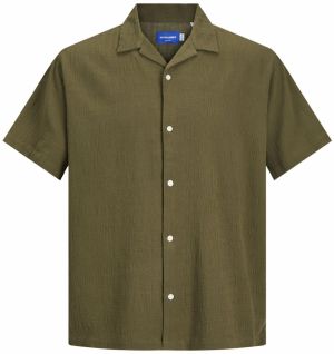 JACK & JONES Košeľa  olivová