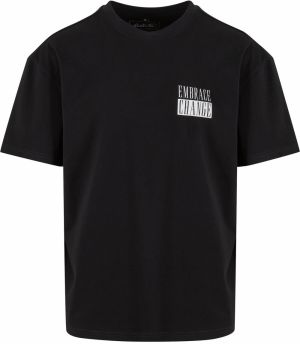 Mister Tee Tričko 'Embrace Change'  modrá / čierna / biela