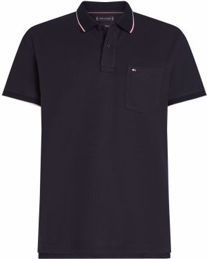 TOMMY HILFIGER Tričko 'CLASSIC'  námornícka modrá / červená / biela