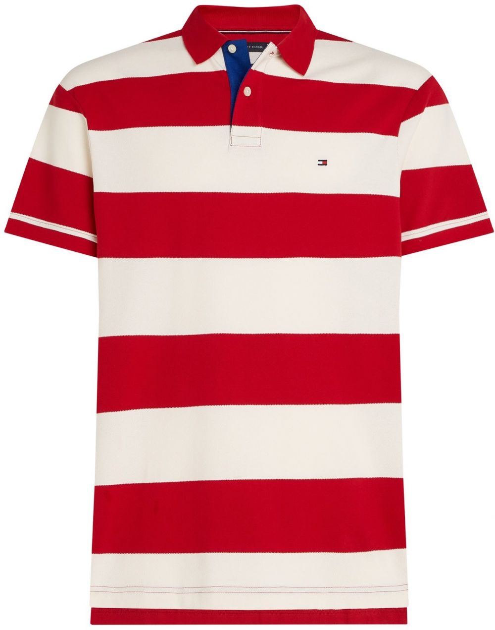 TOMMY HILFIGER Tričko  červená / biela