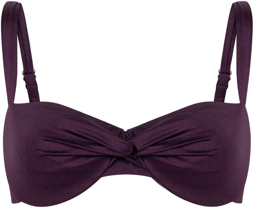 Hunkemöller Bikinový top 'Colsta'  tmavofialová