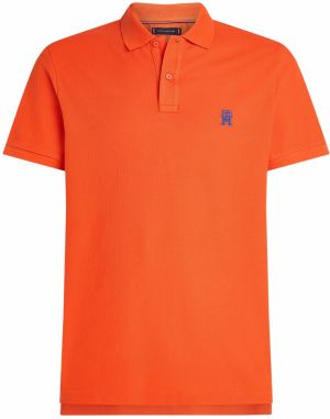 TOMMY HILFIGER Tričko  modrá / oranžová