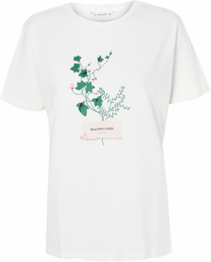 TATUUM Tričko 'Malati'  zelená / ružová / biela