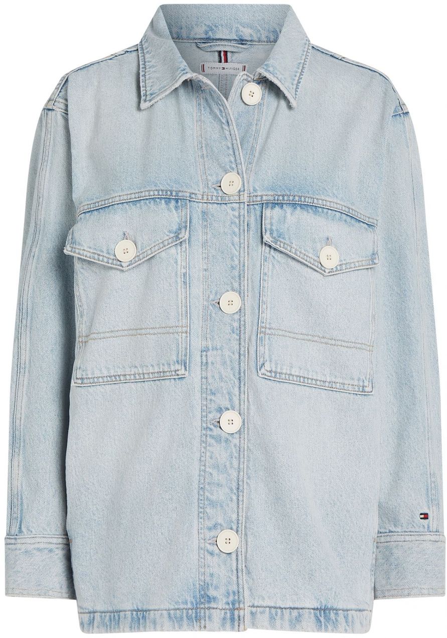 TOMMY HILFIGER Prechodná bunda  modrá denim