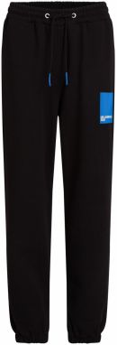 KARL LAGERFELD JEANS Nohavice  modrá / čierna / biela