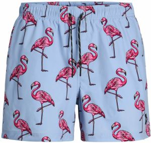 JACK & JONES Plavecké šortky 'JPSTMAUI'  svetlomodrá / ružová / ružová / svetloružová