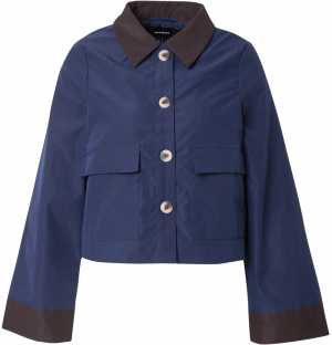 VERO MODA Prechodná bunda 'VMVIC'  námornícka modrá / čierna