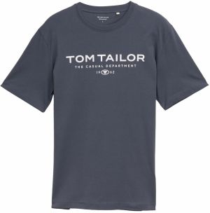 TOM TAILOR Tričko  grafitová / biela