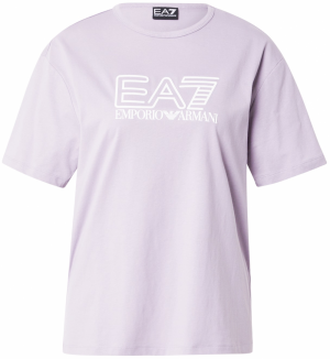 EA7 Emporio Armani Tričko 'TRAIN VISIBILITY'  svetlofialová / biela