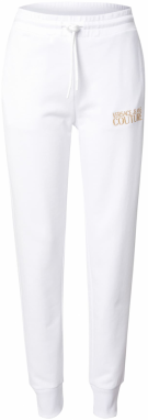 Versace Jeans Couture Nohavice  zlatá / biela