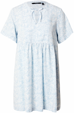 VERO MODA Šaty 'VMFLEUR'  svetlomodrá / biela