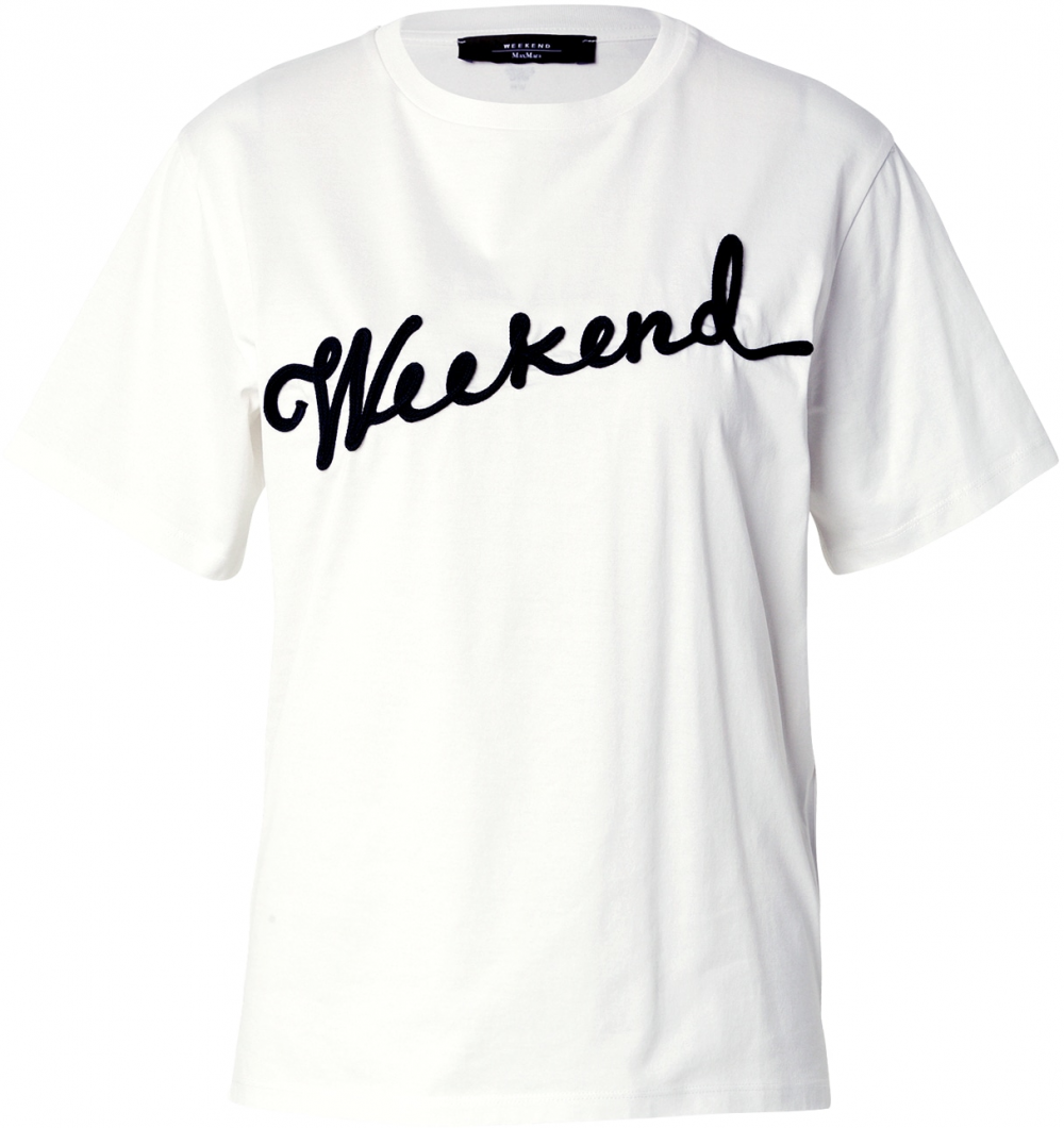 Weekend Max Mara Tričko 'OLGA'  tmavomodrá / biela