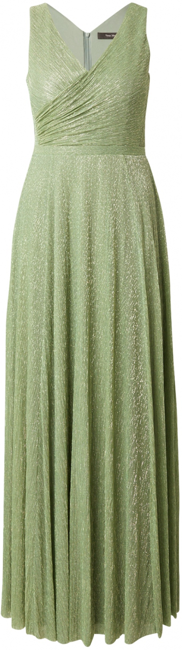 Vera Mont Večerné šaty  kiwi / strieborná