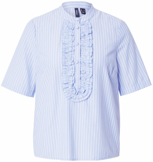 VERO MODA Blúzka 'VMLUMA'  svetlomodrá / biela