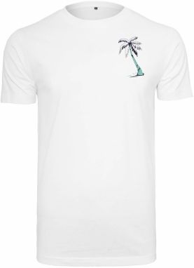 Mister Tee Tričko 'Summer Vibes'  mätová / čierna / biela