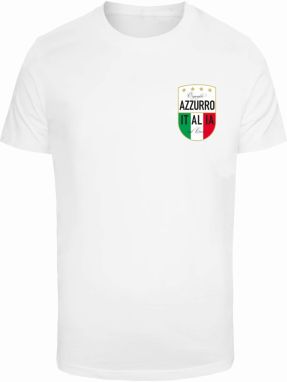 Mister Tee Tričko 'Azurro Italia'  zlatá / trávovo zelená / ohnivo červená / biela