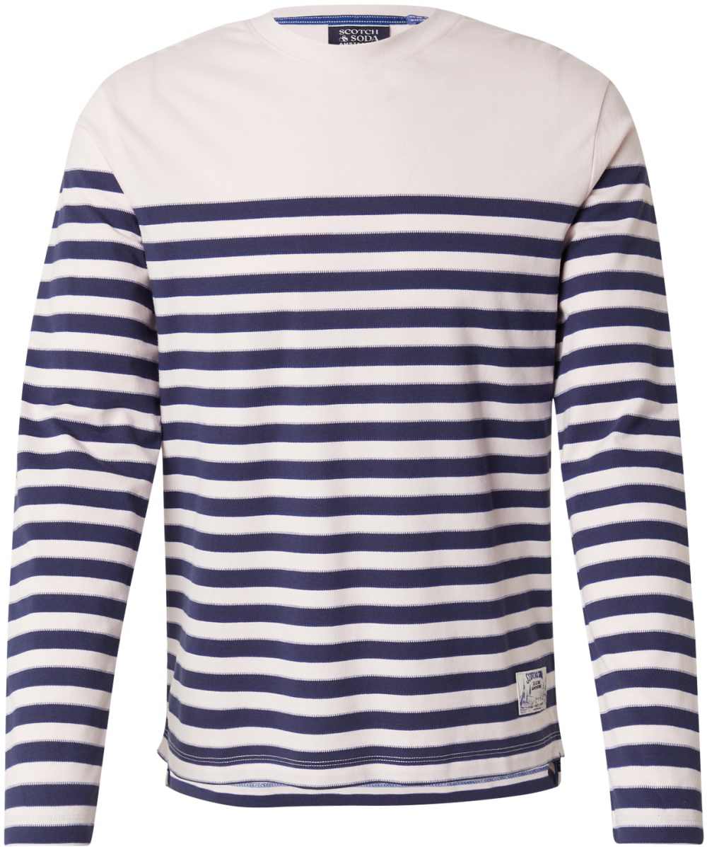 SCOTCH & SODA Tričko  krémová / tmavomodrá