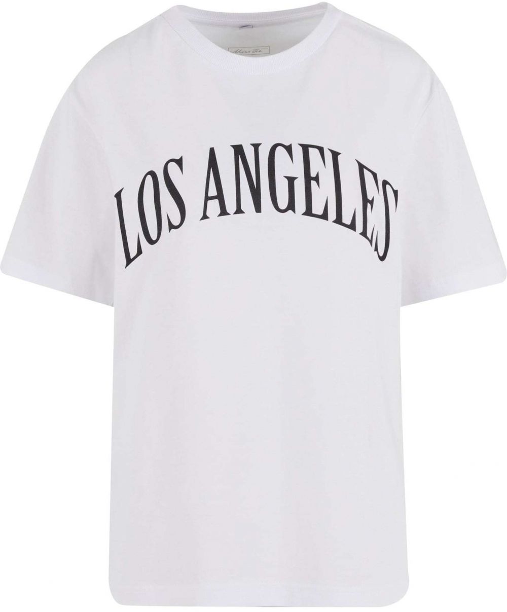 Miss Tee Tričko 'Los Angeles City'  čierna / biela