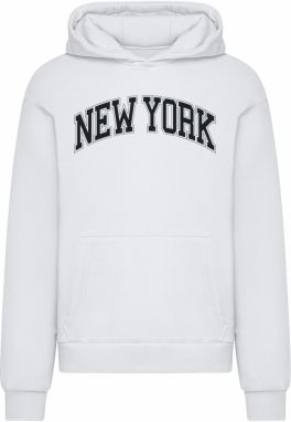 Mister Tee Mikina 'New York'  čierna / biela