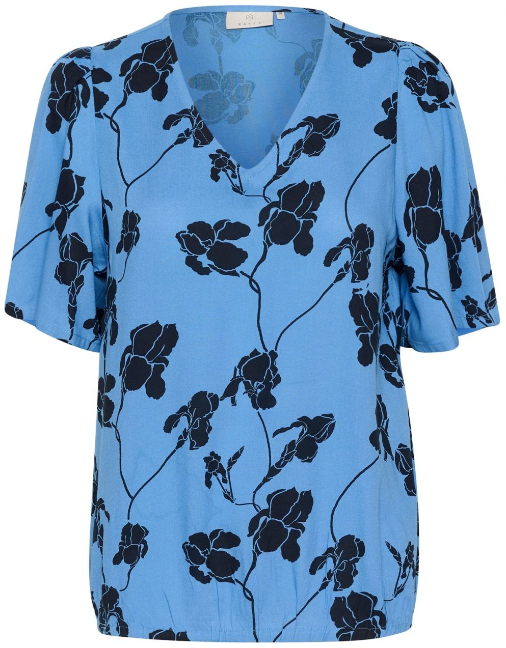 Kaffe Blúzka 'KA Ariana'  azúrová / čierna