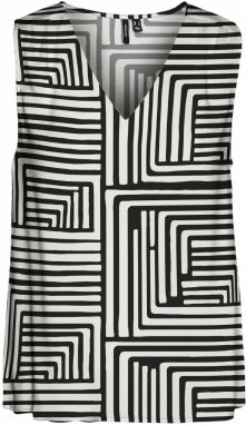 VERO MODA Blúzka 'VMEASY JOY'  čierna / biela