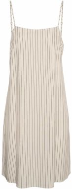 VERO MODA Šaty 'VMMYMILO'  sivobéžová / čierna