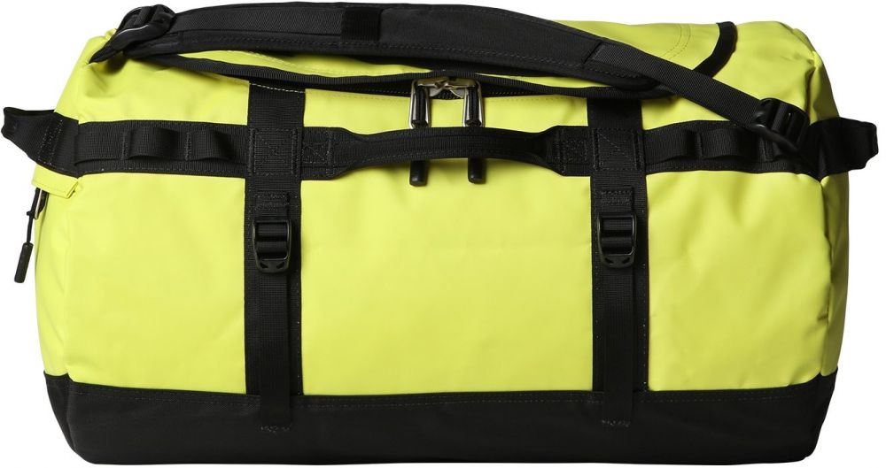 THE NORTH FACE Športový batoh 'BASE CAMP DUFFEL'  žltá / čierna