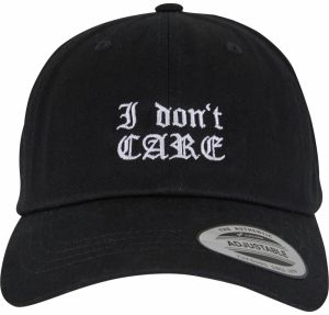 Mister Tee Čiapka 'I Don‘t Care'  čierna / biela