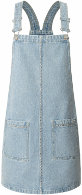 Pepe Jeans Sukňa na traky  modrá denim / strieborná