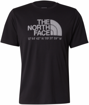 THE NORTH FACE Funkčné tričko  čierna / biela
