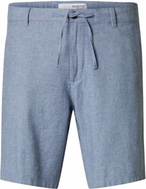 SELECTED HOMME Chino nohavice 'SLHBrody'  modrá