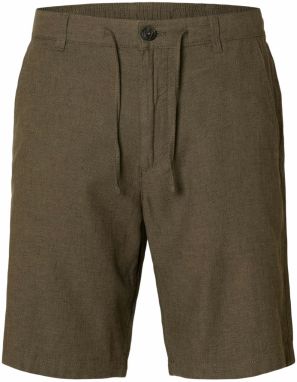 SELECTED HOMME Chino nohavice 'SLHBRODY'  olivová