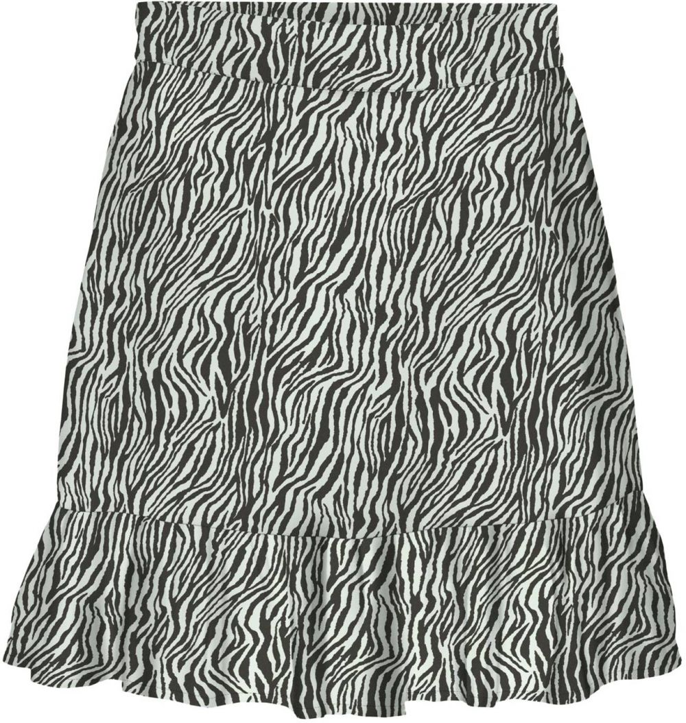 Vero Moda Petite Sukňa 'VMSMILLA'  čierna / šedobiela