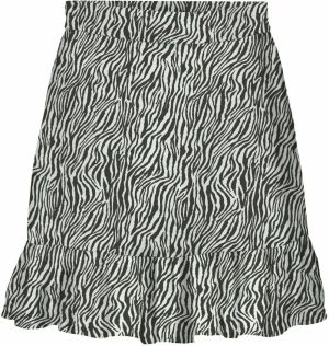 Vero Moda Petite Sukňa 'VMSMILLA'  čierna / šedobiela
