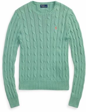 Polo Ralph Lauren Sveter 'JULIANNA'  pastelovo zelená / červená