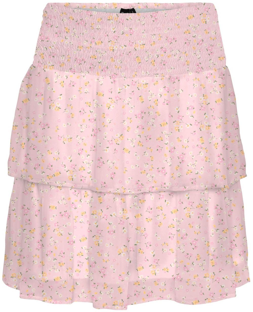 Vero Moda Petite Sukňa 'VMSMILLA'  zelená / ružová / staroružová / biela