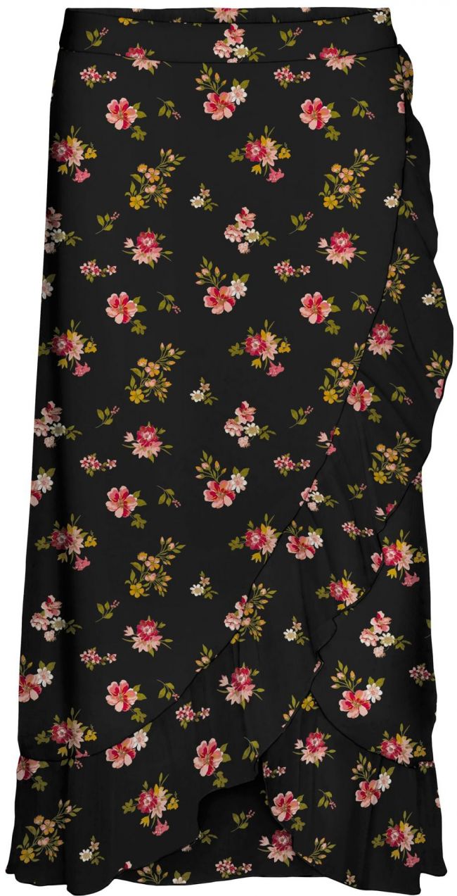 Vero Moda Petite Sukňa 'VMSMILLA'  olivová / purpurová / staroružová / čierna