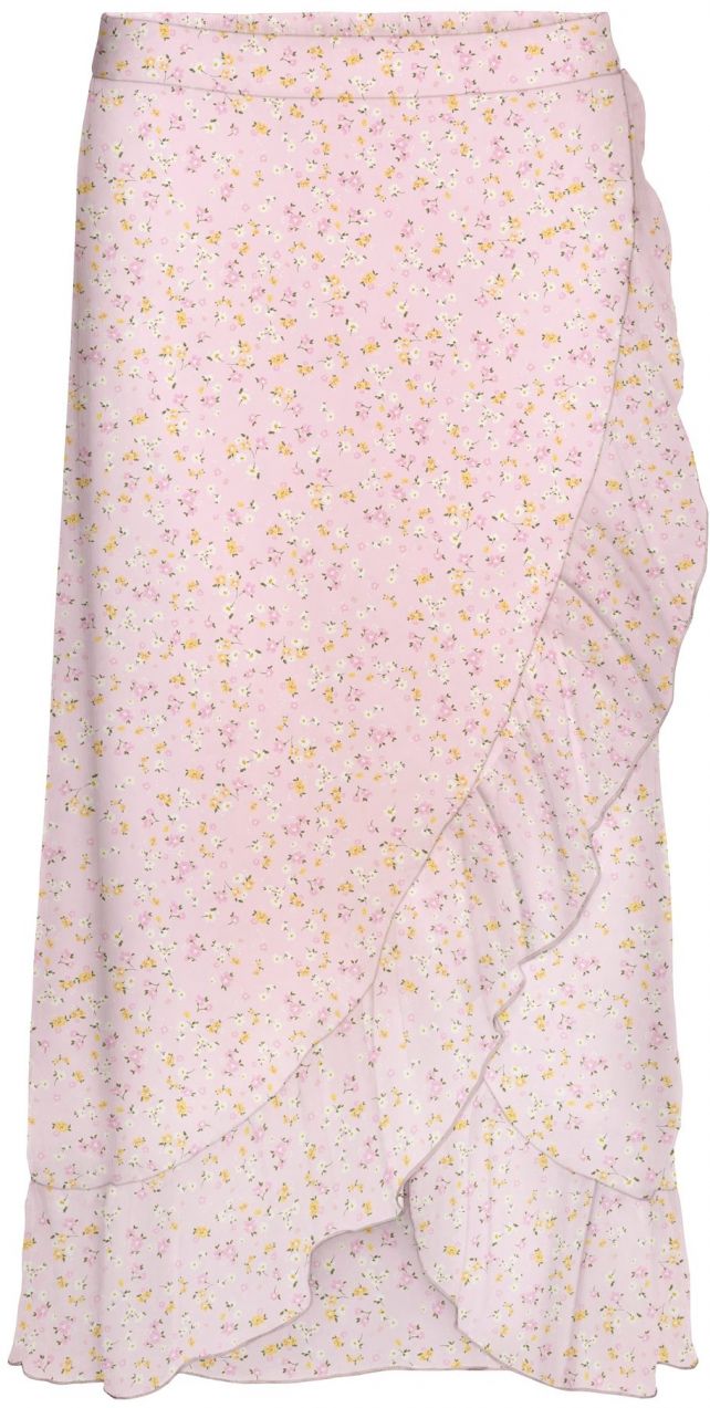 Vero Moda Petite Sukňa 'VMSMILLA'  karí / ružová / staroružová / biela