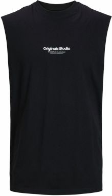 Jack & Jones Plus Tričko 'JORVESTERBRO'  čierna / biela