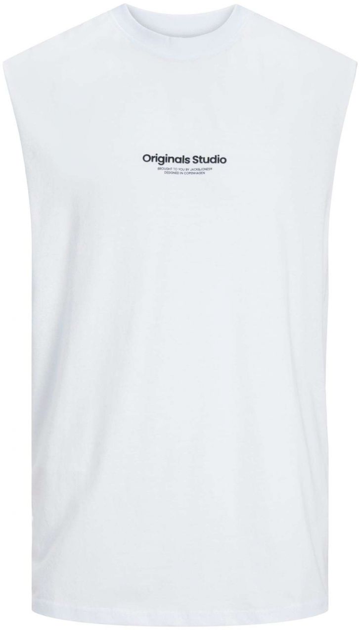 Jack & Jones Plus Tričko 'JORVESTERBRO'  čierna / biela