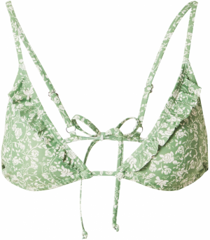 BeckSöndergaard Bikinový top 'Bella'  zelená / biela