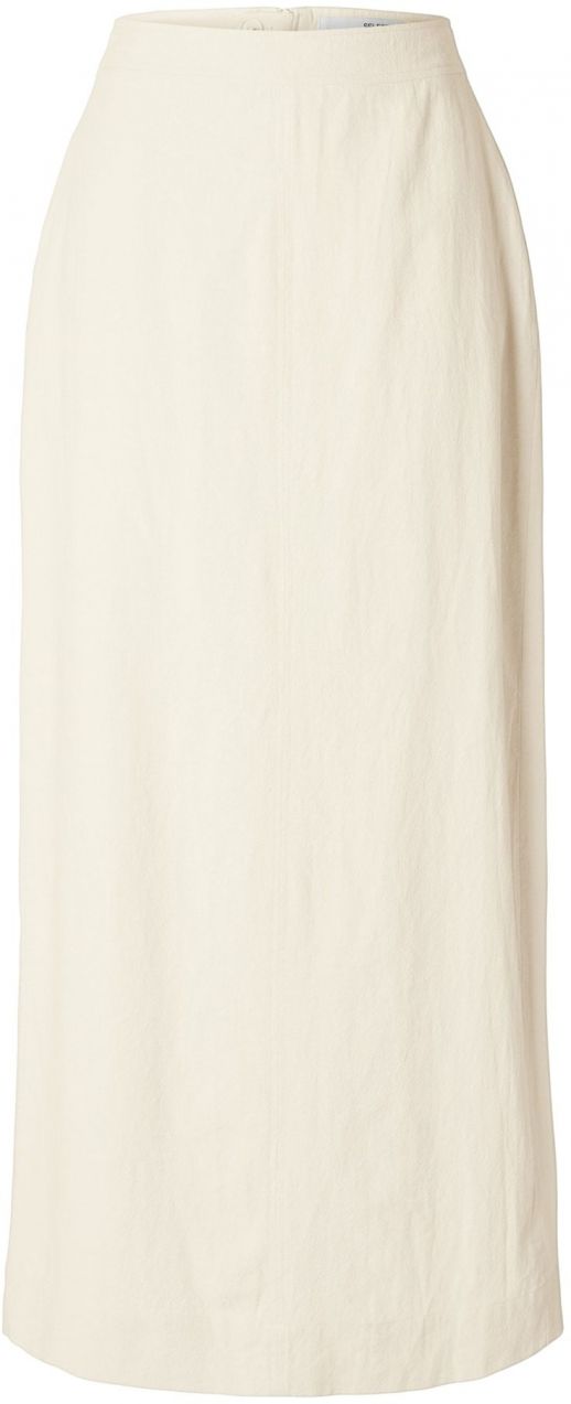 SELECTED FEMME Sukňa 'SLFILUNA'  krémová